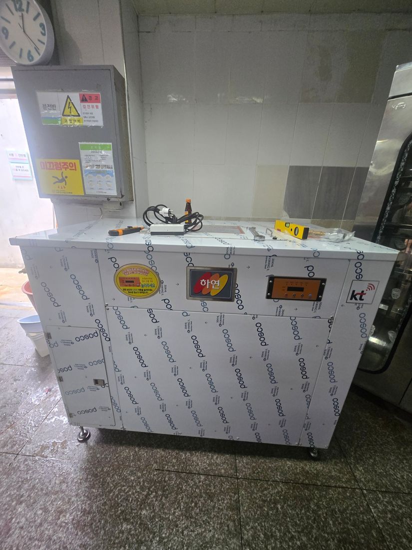 병원 급식실 설치 현장